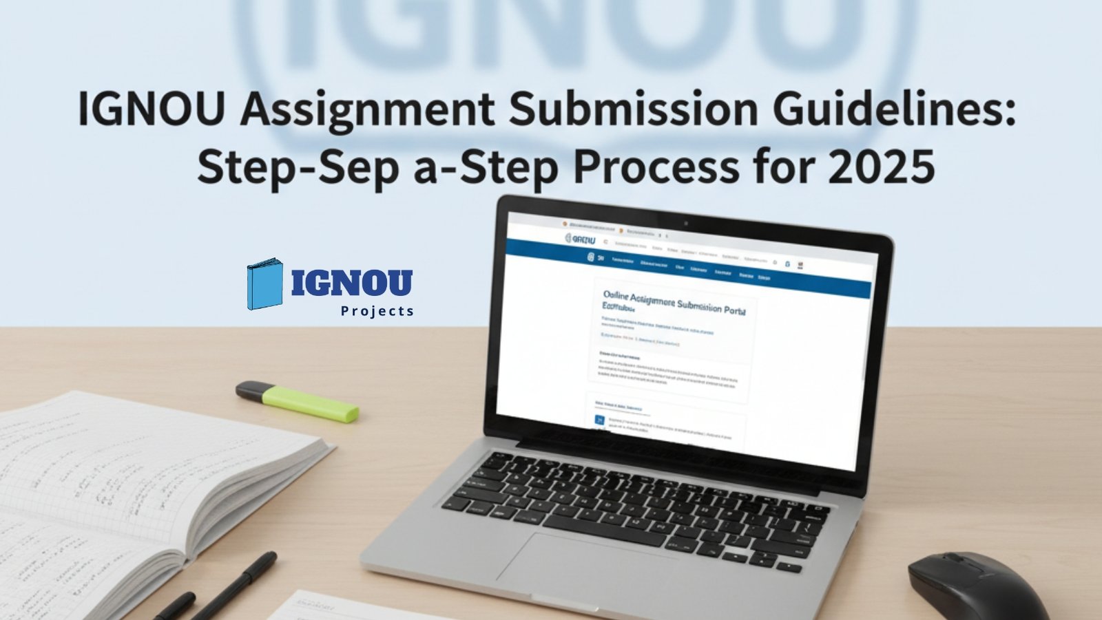 IGNOU Assignment Submission Guidelines: Step-by-Step Process for 2025