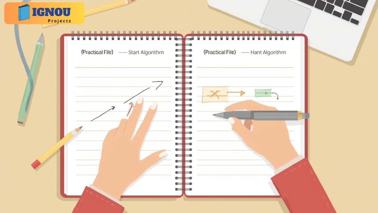 How to Write Algorithms &amp; Flowcharts for IGNOU Practical Files