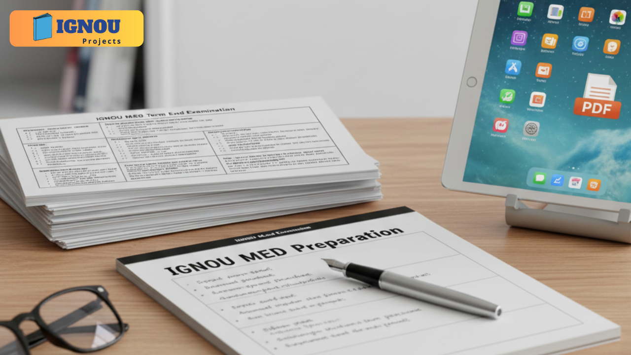 IGNOU MCOM Project File Ready Download PDF with Format 2026