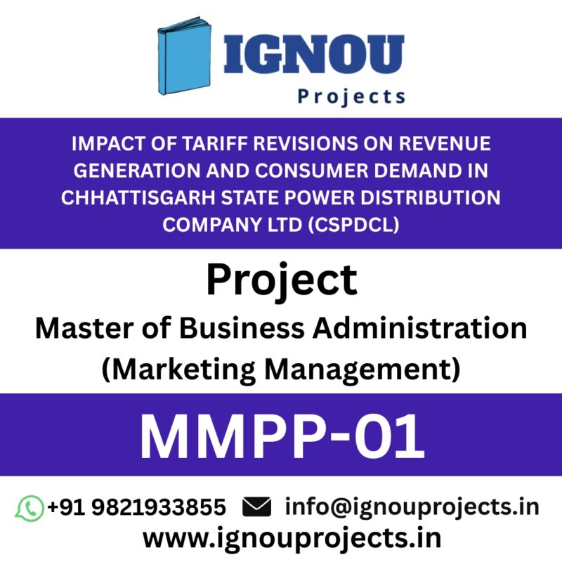 IMPACT OF TARIFF REVISIONS ON REVENUE GENERATION AND CONSUMER DEMAND IN CHHATTISGARH STATE POWER DISTRIBUTION COMPANY LTD (CSPDCL)