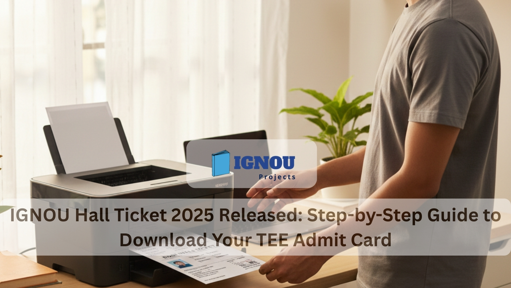 IGNOU Hall Ticket 2025 Released: Step-by-Step Guide to Download Your TEE Admit Card