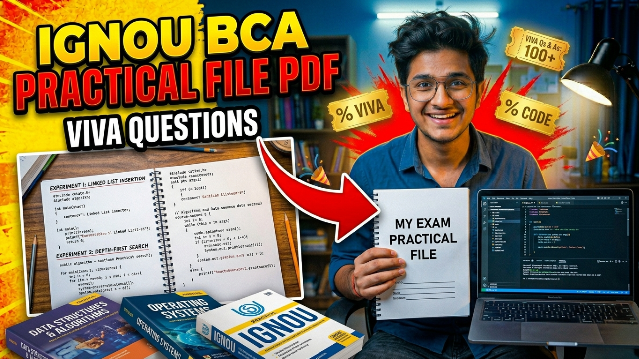 IGNOU BCA Practical File PDF Download 2026 – Complete Guide & Viva Questions