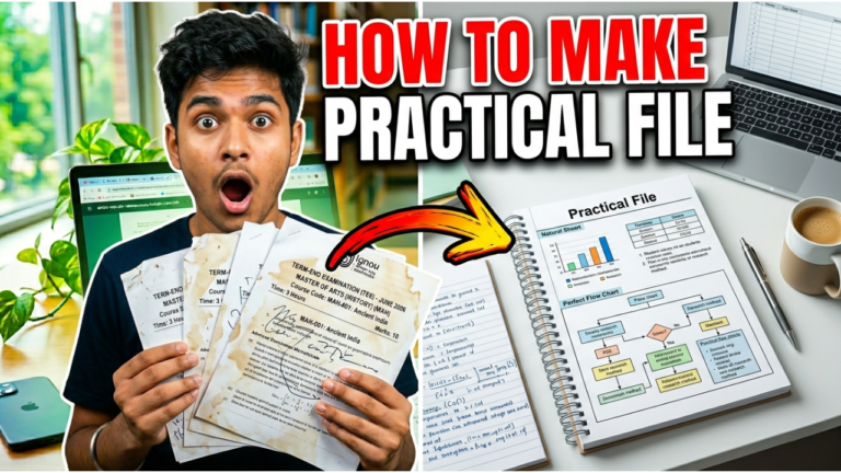 How to Make Practical File in IGNOU 2026