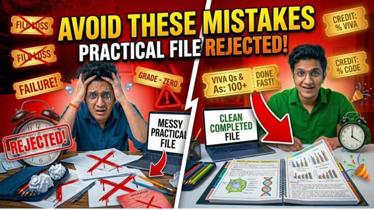 Avoid These IGNOU Practical File Mistakes to Prevent Rejection