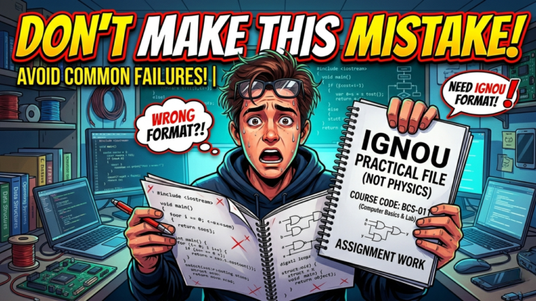 Don’t Make IGNOU Practical File Before Reading This (2026 Guide)