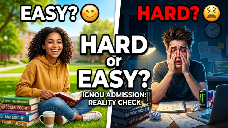 Is IGNOU Hard or Easy? Real Truth for Students 2026