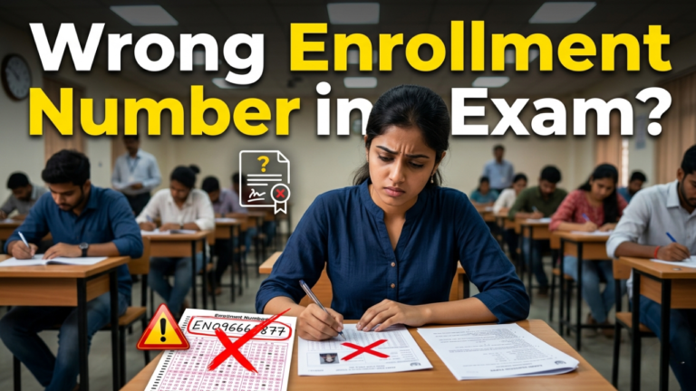 What Happens If You Write Wrong Enrollment Number in IGNOU Exam? Complete Guide for Students 2026