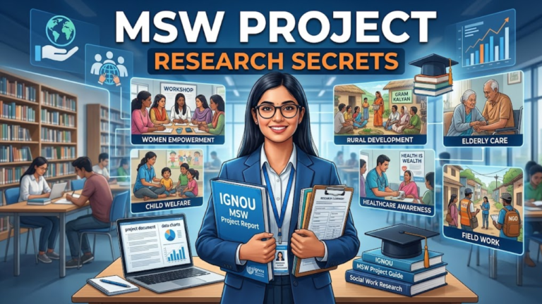 20 Latest IGNOU MSW Project Ideas for Students in 2026