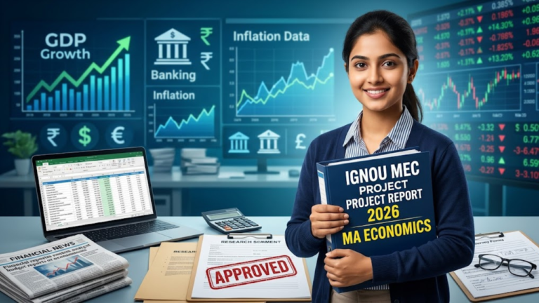 IGNOU MEC Project Report 2026: Format, Sample PDF, Topics & Submission Guide